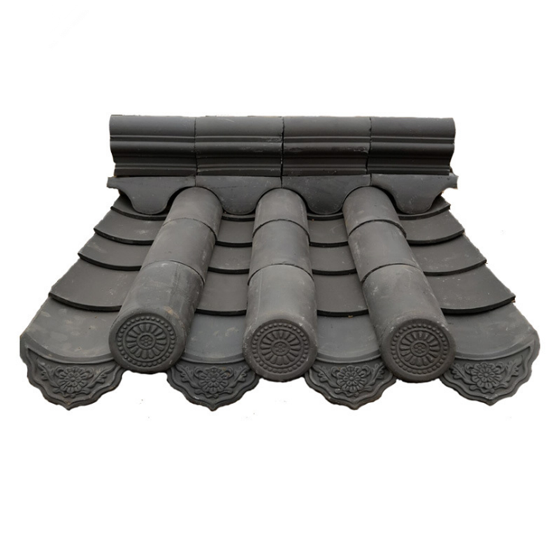 浅灰色仿古瓦片屋顶建筑用青瓦片古建装饰小青瓦庭院青砖仿古砖中式