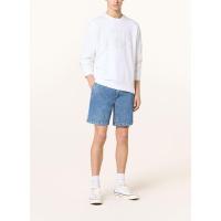 Levi's高腰宽腿短裤男牛仔短裤隐形拉链侧兜棉质水洗舒适百搭夏日潮牌