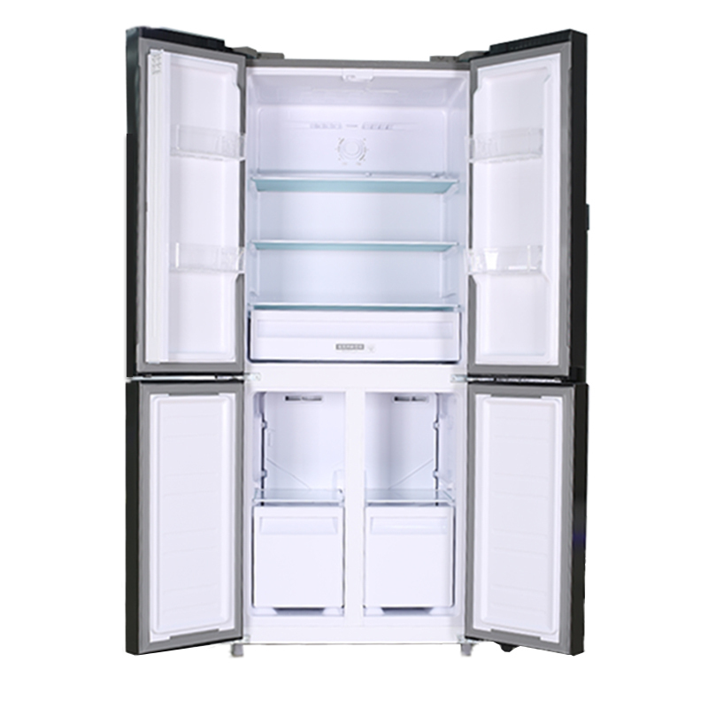 荣事达360升法式四门多门双开门对开风冷无霜冰箱大容量省电家用电冰箱 R360FC钛深灰高清大图