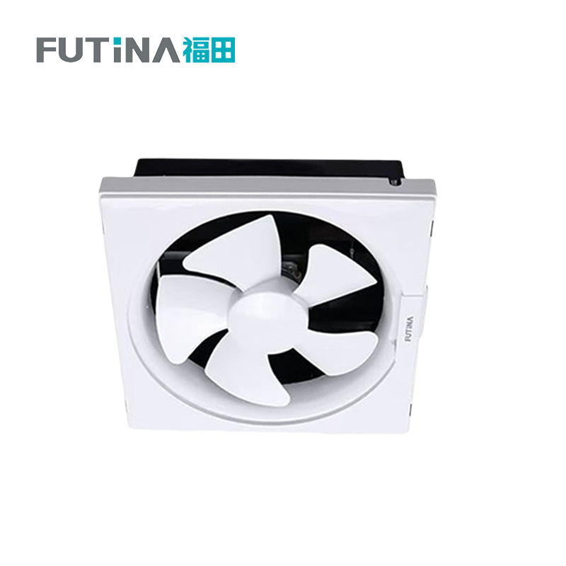 福田 百叶窗换气扇 窗墙通用排气扇厨房油烟排风扇卫生间抽风机 6寸200*200mm 单位:个高清大图