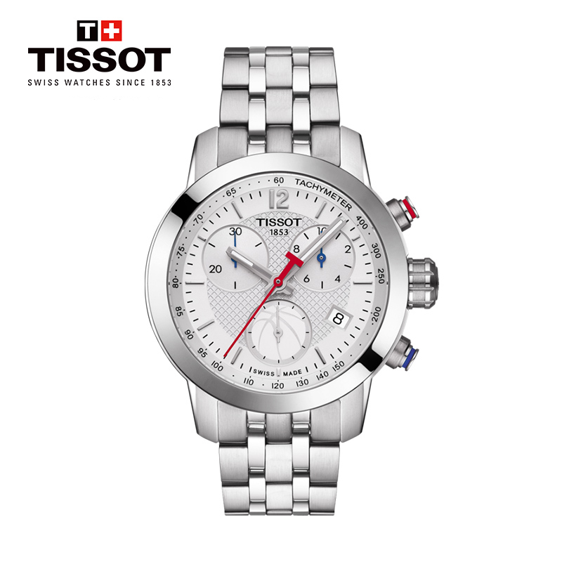 天梭(TISSOT)瑞士手表 PRC200系列防水女士石英表NBA款T055.217.11.017.00礼物高清大图