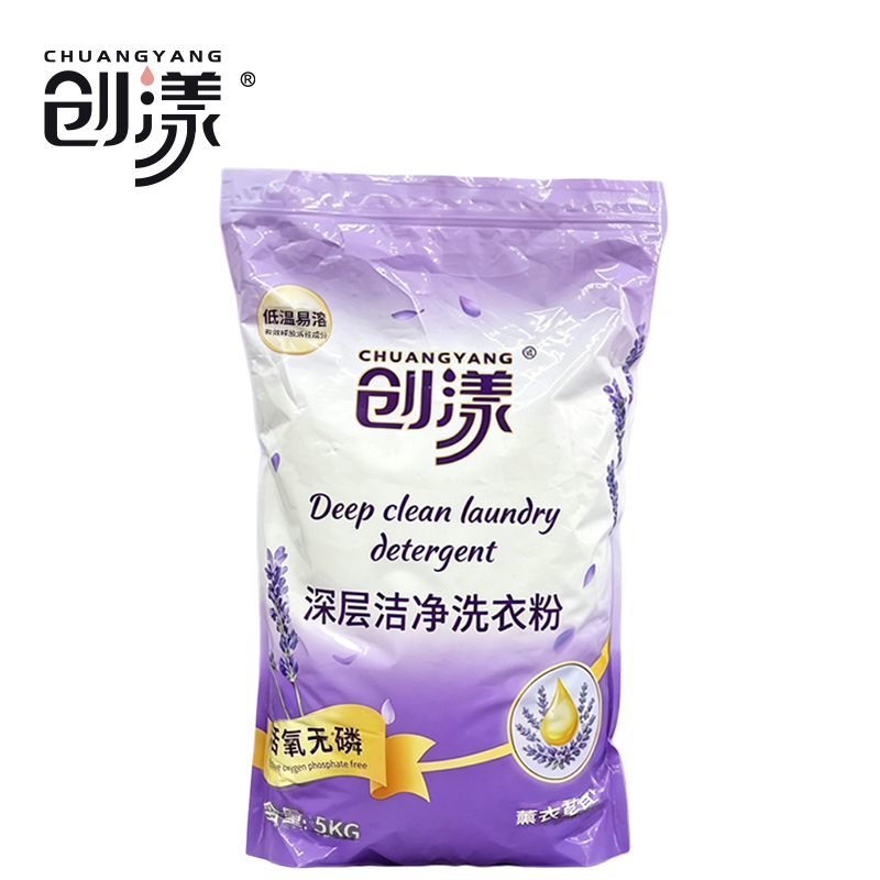 创漾(CHUANGYANG)CY1003活氧无磷深层洁净洗衣粉5kg(计价单位:袋)高清大图