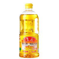鲁花5S压榨一级花生油1L 食用油 食品 花生油 物理压榨 桶装 （新老包装随机发货）