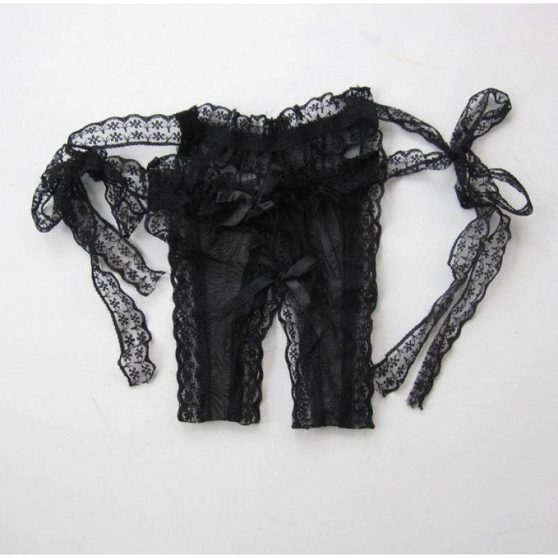 suntek女式性感系带开裆裤免脱蕾丝透明透视内裤情趣内衣丁字裤情趣