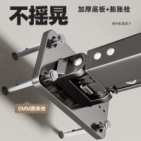 尔沫 可伸缩晾衣杆阳台晾衣架置物架挂壁式折叠晒被子晾衣杆家用室内晾晒架收纳架折叠衣架