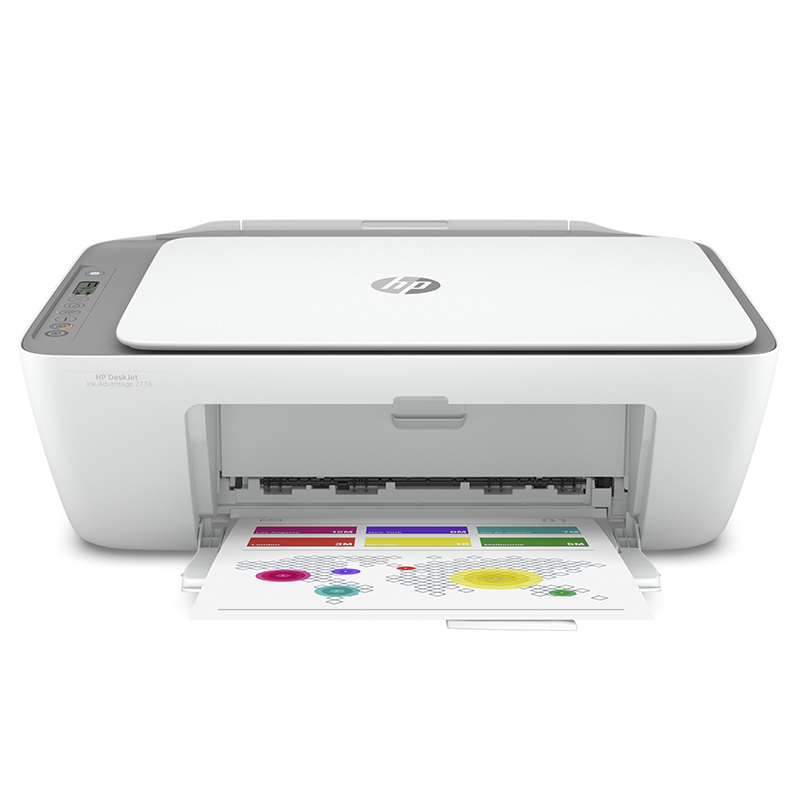 惠普(HP)DeskJet 2776/2775/2777/2778/2779家用彩色喷墨打印机一体机 机器发货颜色随机 微信远程无线学生试卷作业网课打印 (打印扫描复印) 官方标配