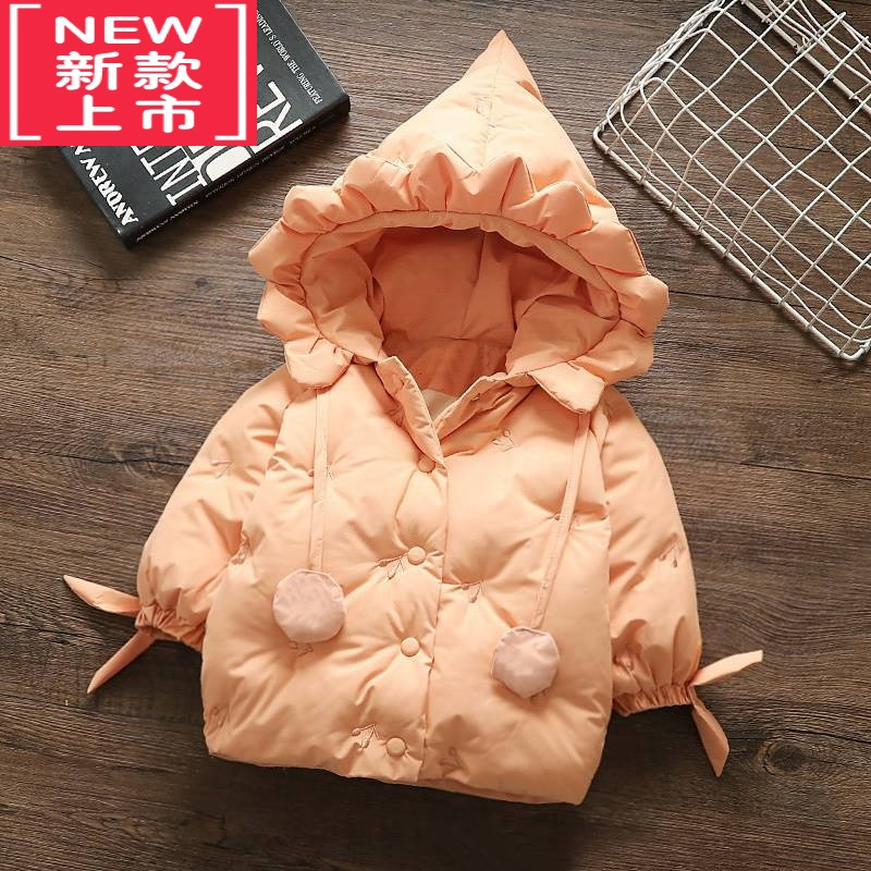 可莉允女童棉衣2022秋冬装新款洋气儿童羽绒棉服小童棉袄女宝宝加绒外套
