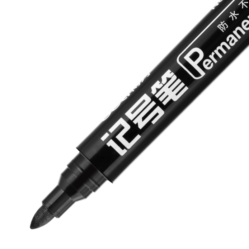 得力思达6821记号笔(黑)(支)*10*3盒