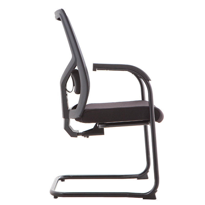 臻远 ZY-7451办公椅学习网椅职员椅电脑椅中背座椅弓形椅高清大图