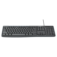 罗技（Logitech）K200 键盘 有线键盘 办公键盘 全尺寸 黑色