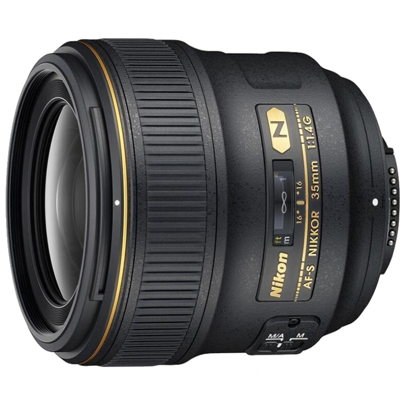 尼康(Nikon) AF-S 35mm f/1.4G 尼康卡口 67mm口径 广角定焦镜头金圈 尼康卡口67mm【礼包】