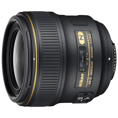 尼康(Nikon) AF-S 35mm f/1.4G 尼康卡口 67mm口径 广角定焦镜头金圈 尼康卡口67mm【礼包】