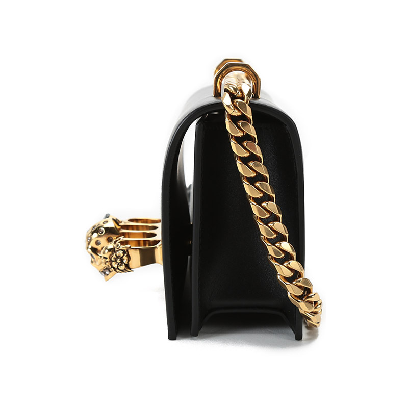 亚历山大麦昆alexandermcqueen女士牛皮单肩斜挎包653134cmo0t