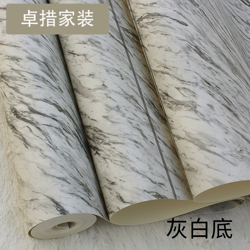 仿大理石墙纸3d立体背景墙客厅卧室电视壁纸防水现代简约影视墙壹德壹