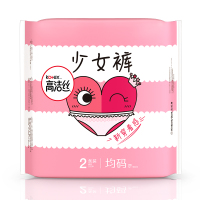 高洁丝(Kotex)少女裤裤型卫生巾均码2片姨妈巾