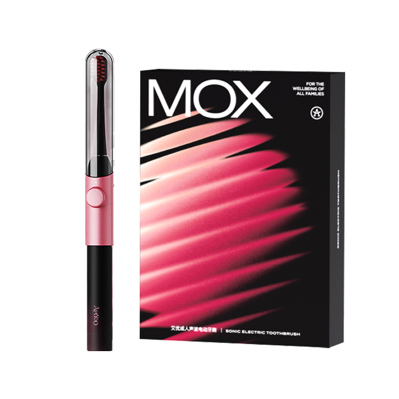 艾优成人声波电动牙刷便携式软毛牙刷 Mox高清大图