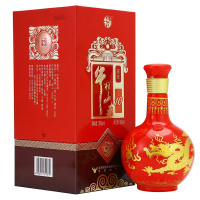 牛栏山 百年红10 38度 500ml 浓香型白酒 盒装