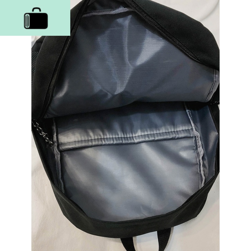 书包女韩版高中原宿风ulzzang双肩包ins潮酷大容量学生暗黑背包男NEWLAKE高清大图