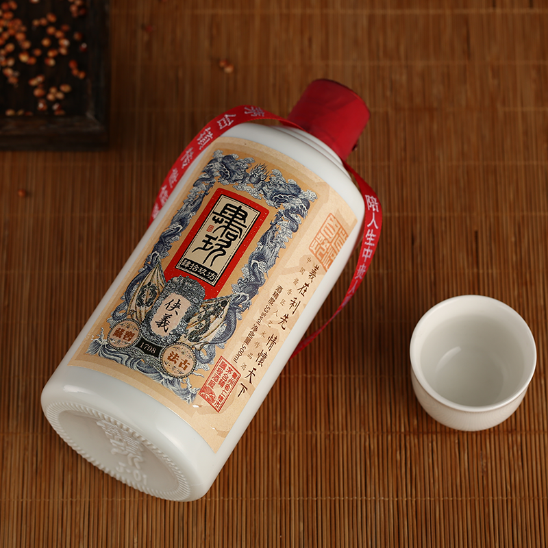 【肆拾玖坊】侠义酒 酱酒贵州茅台镇 收藏老酒53度 酱香白酒整箱白酒礼盒 婚宴婚庆喜酒 侠义酒500ml 六瓶一箱