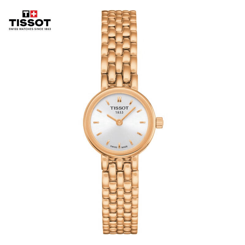 天梭(TISSOT)瑞士手表 小可爱系列腕表 石英女表 送女友高清大图