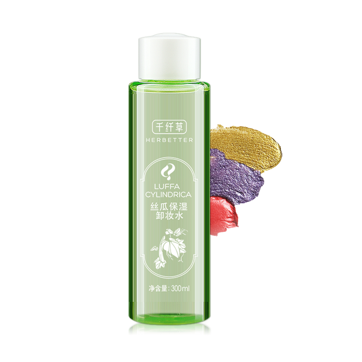 千纤草丝瓜保湿卸妆水300ml高清大图