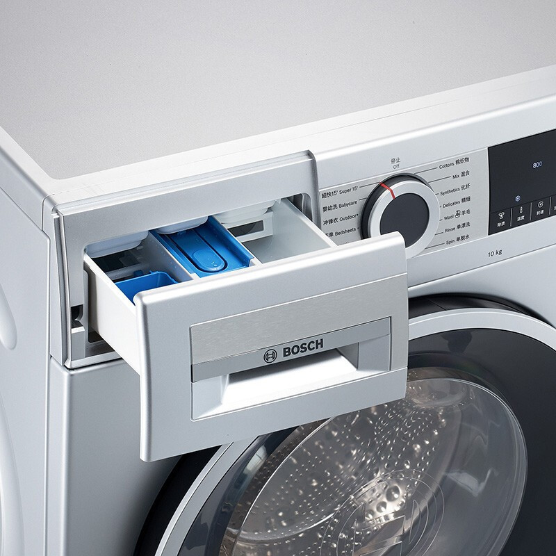 博世(BOSCH)WBUL45080W 10公斤 全自动变频滚筒洗衣机 家用大容量 高效洁净 净效除菌高清大图