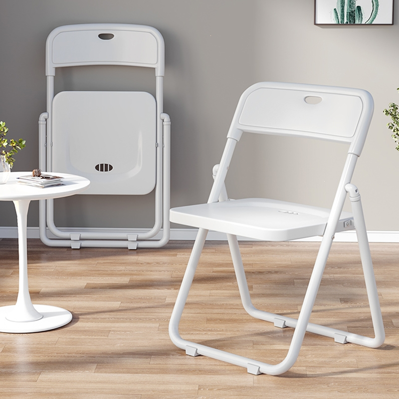 简易折叠椅子家用靠背椅办公椅会议椅培训椅闪电客户外塑料椅成人高