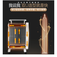 格力 电暖气 电暖气片 油汀取暖器电暖气13片烤火炉电暖器家用 NDY18-X6121