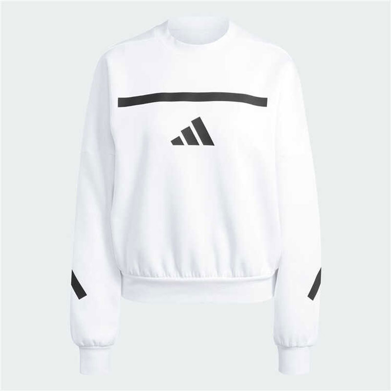 adidas阿迪达斯女子新款圆领保暖防风运动套头卫衣JI7554 ZP