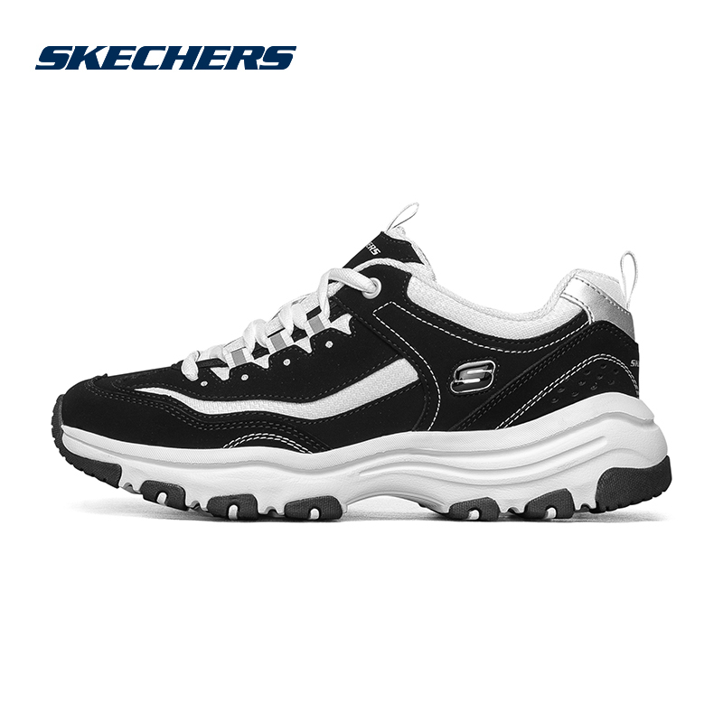 Skechers斯凯奇2021春季新款男女熊猫鞋经典轻便透气运动鞋老爹鞋
