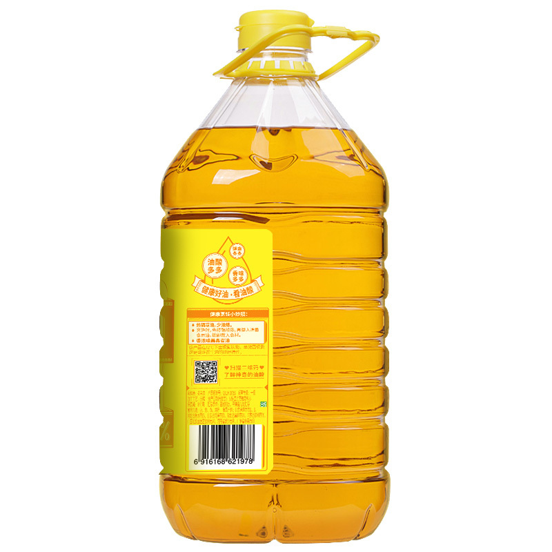 鲁花油酸多多5S压榨浓香花生油5L 食用油 物理压榨