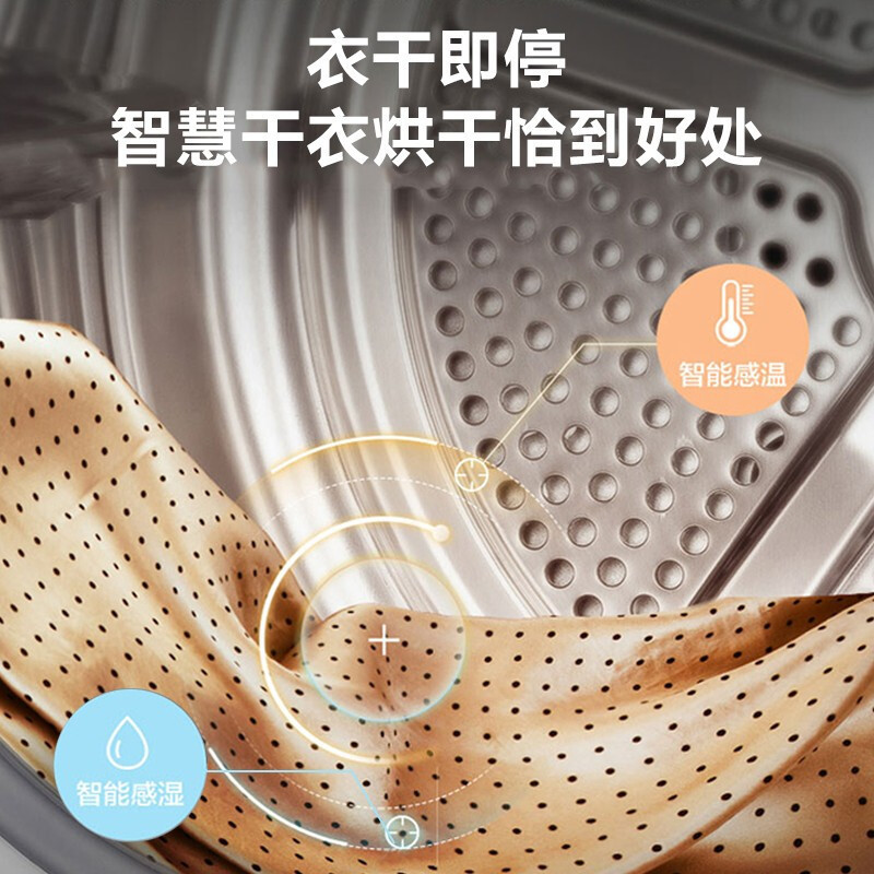 威力超大10kg排气烘干机家用高温除螨 大容量直排干衣机 防皱免烫智能温感DV100-WL78高清大图
