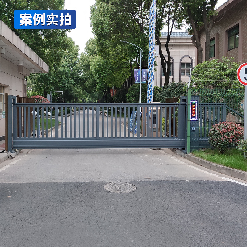 启功铝合金悬浮平移门加厚抗风电动悬浮门学校自动门每米QG-P2600高清大图