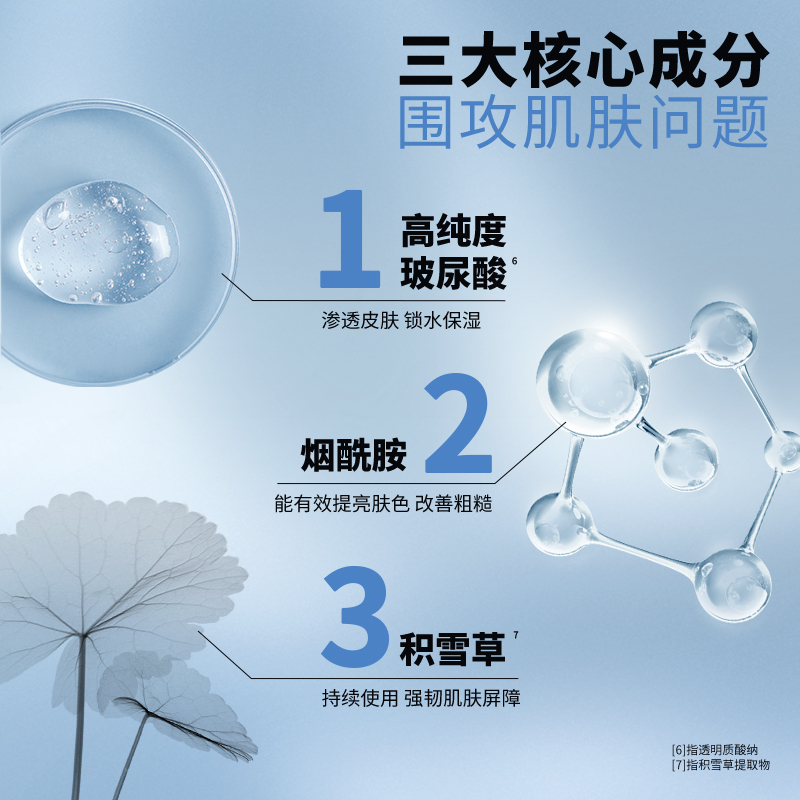 欧莱雅男士S.O.S玻尿酸面膜男士专用补水保湿修护烟酰胺提亮肤色