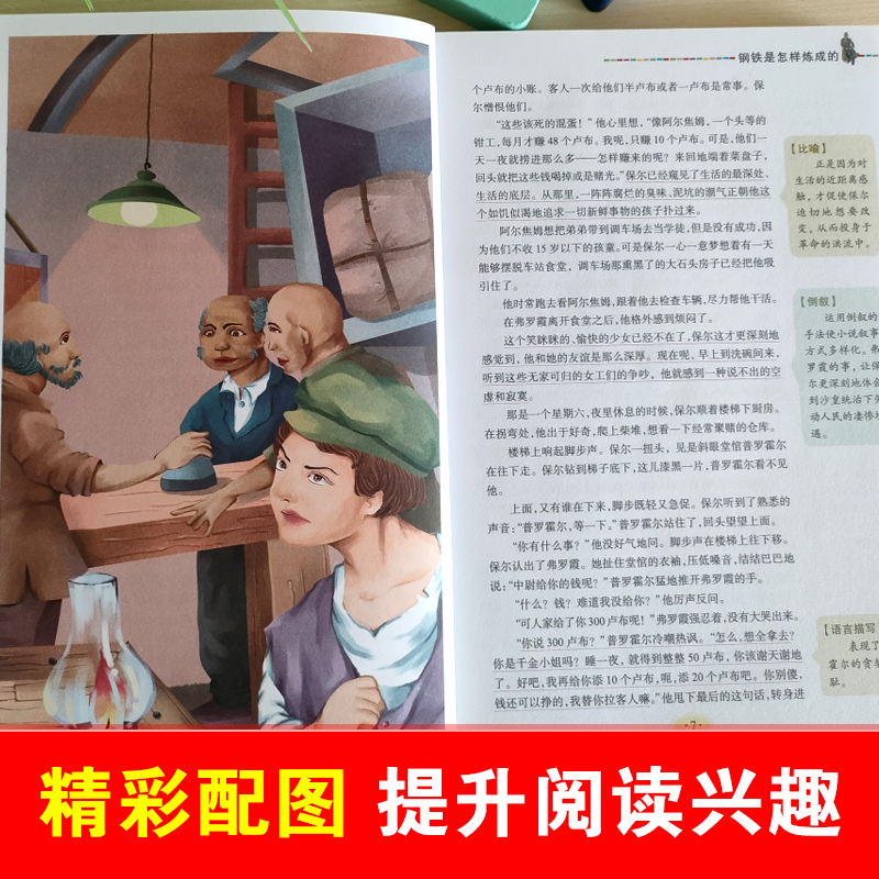 醉染图书钢铁是怎样炼成的:优选本9787533041892高清大图