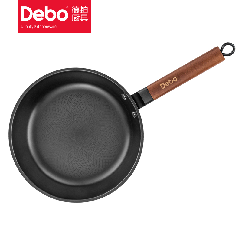 德铂(Debo) DEP-DS178 培迪 煎炒铁锅 24cm高清大图