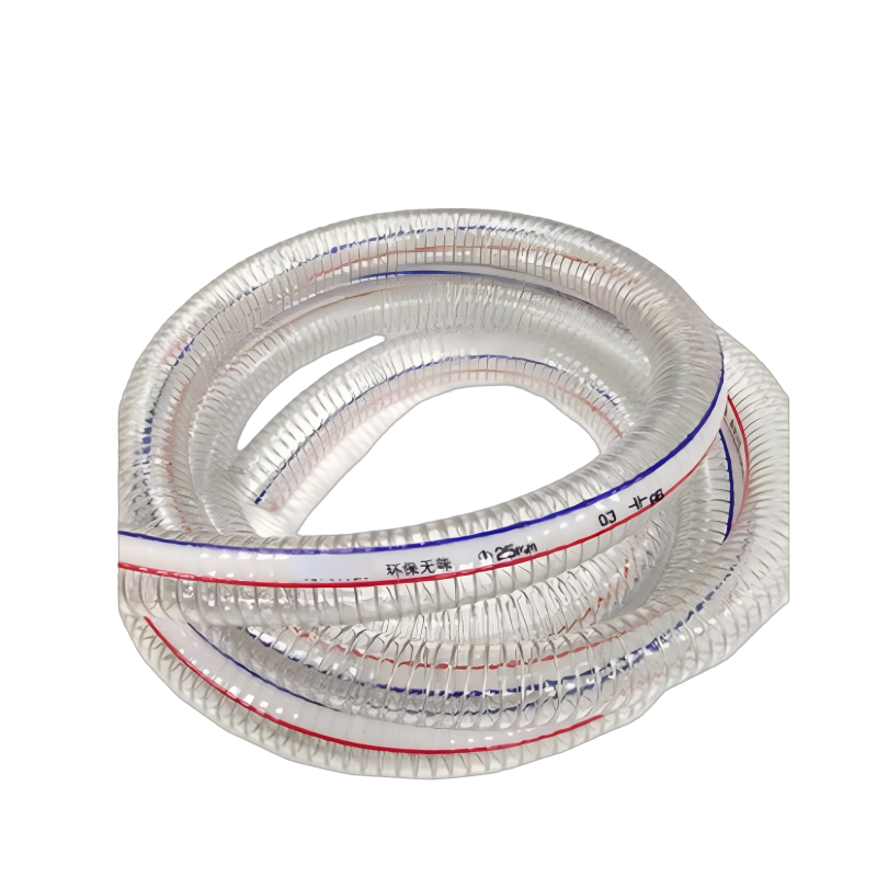 橡箭 夹钢丝透明胶管 Φ38mm X 3mm /米高清大图