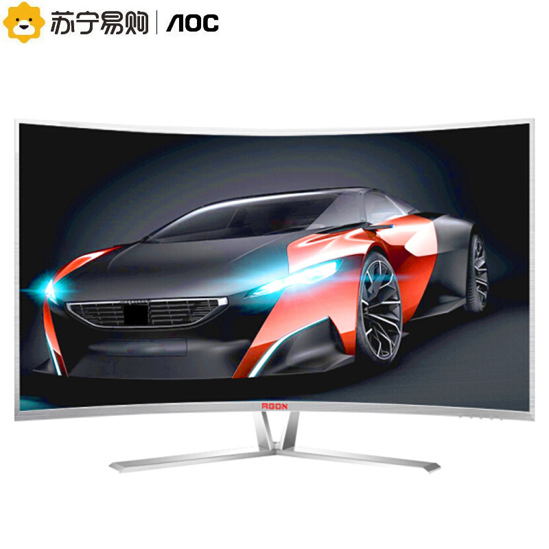 AOC AG320FC8/3W 31.5英寸 VA广视角 1800R曲率 85%NTSC广色域 游戏电竞曲面显示器