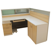鸿业盛大FSH15-0836办公家具电脑桌屏风办公桌职员工位卡座简约现代职员办公桌1530L*1630W*1150H