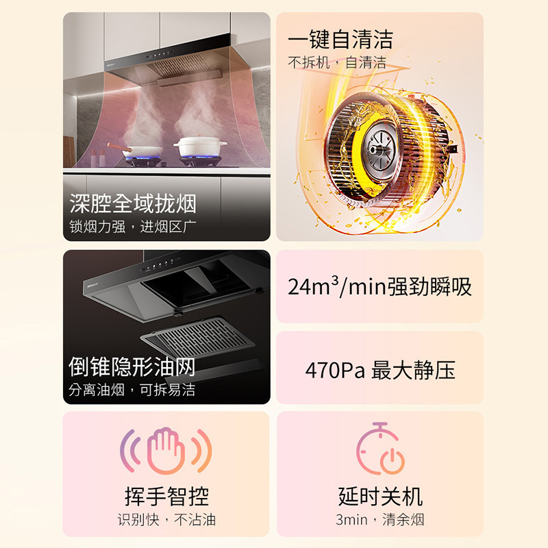 帅康(sacon)T810+71B烟灶套餐欧式24立方大吸力厨电套装顶吸吸油烟机煤气灶燃气灶两件套抽油烟机灶具套餐液化气