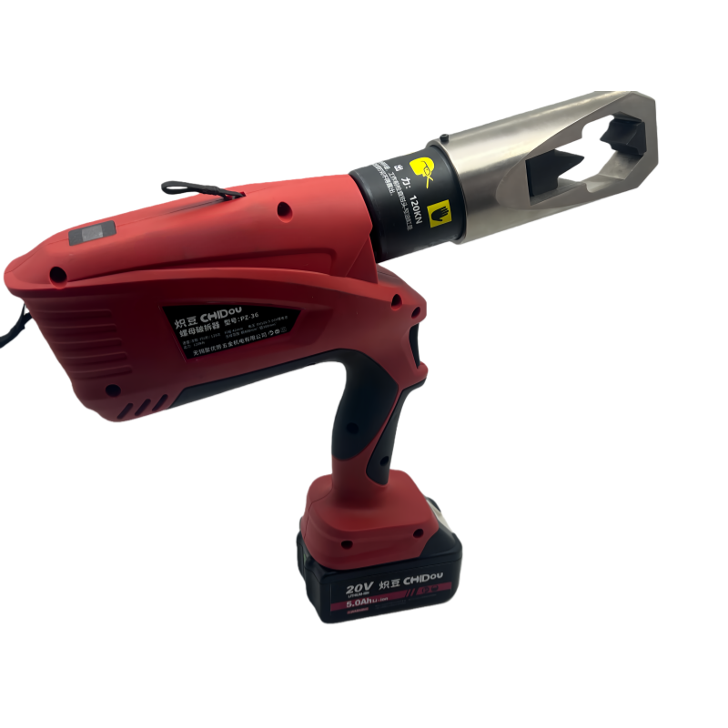 炽豆充电式螺帽破碎机PZ-36电动螺帽破切器 液压螺帽劈开器生锈破拆高清大图