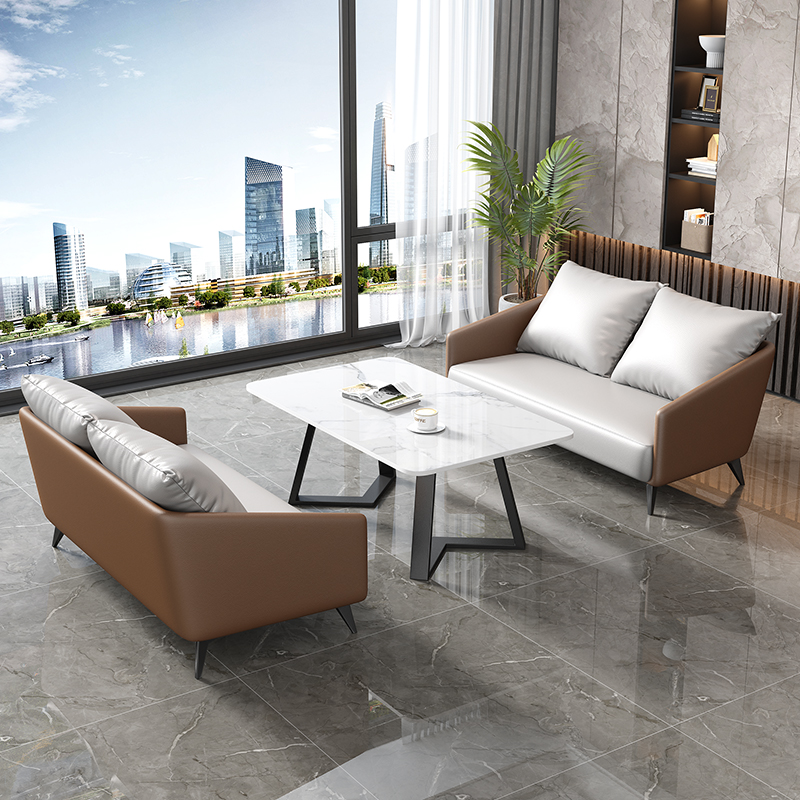 依韵珂接待沙发2+2+茶几1300*700*380mm套高清大图