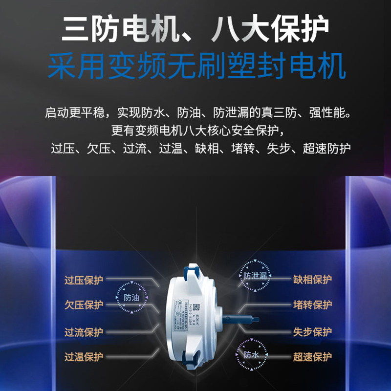 [对标专卖店G5]美大(Meida)变频集成灶X8-A 二星级消毒 抽油烟机燃气灶家用厨房双灶 变频电机5585天然气