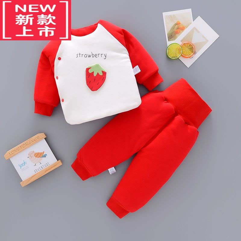 可莉允婴儿秋冬套装棉衣加厚外套初生宝宝棉服女新生儿衣服幼儿冬装图片