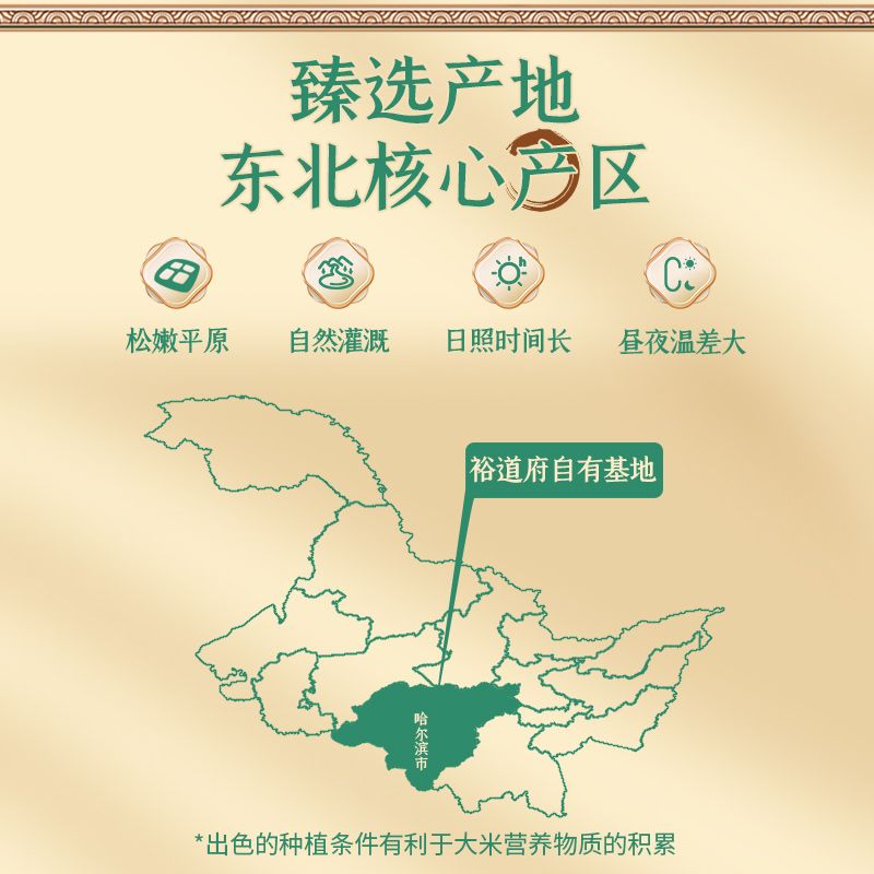 裕道府来碗好饭甄选稻香米5kg粳米一级东北大米10斤真空包装高清大图