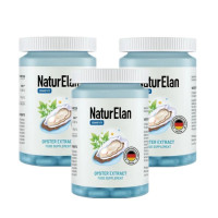 保税发-NaturElan呐兔牡蛎精浓缩胶囊补锌生蚝精华男性补肾保健品60粒原装进口牡蛎/贝类提取物提升精力