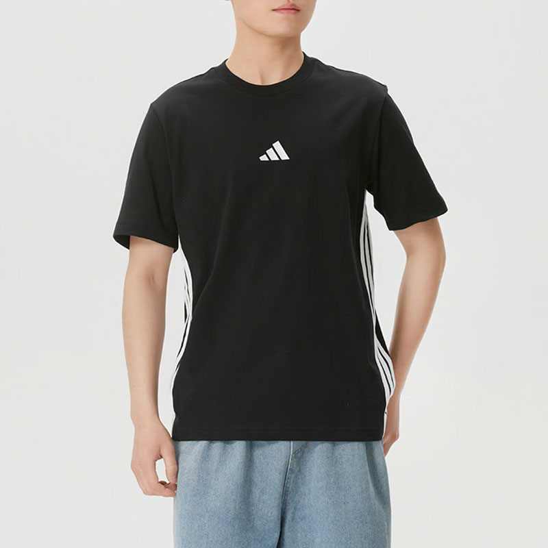 Adidas阿迪达斯男装新款健身训练透气圆领短袖T恤JC5338 ZP高清大图