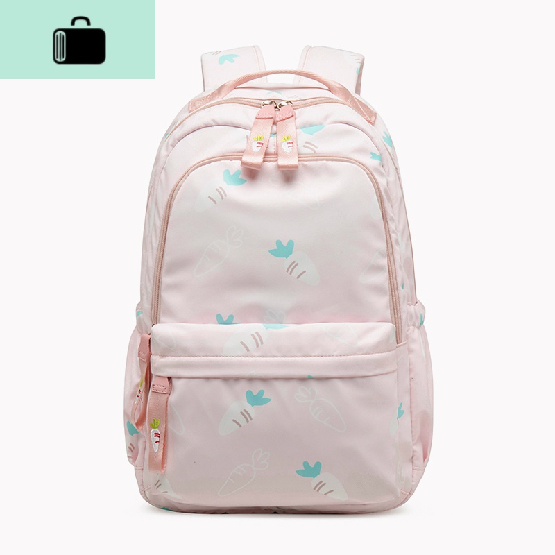 书包女初中生ins风韩版校园双肩包简约森系小清新大容量高中背包NEWLAKE高清大图