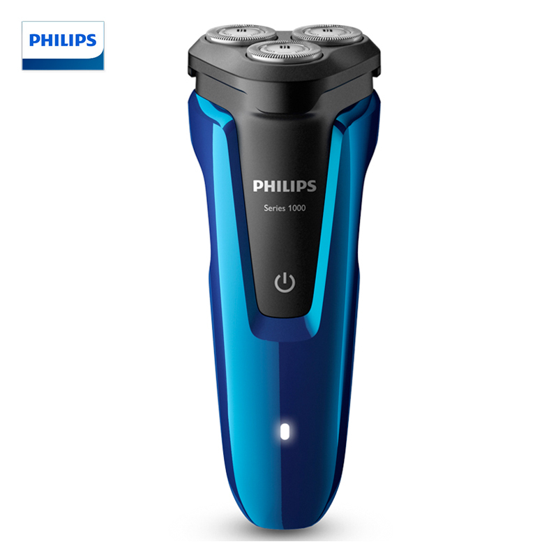 飞利浦(PHILIPS)电动剃须刀 干湿双剃 蓝色 刮胡刀 S1050/02