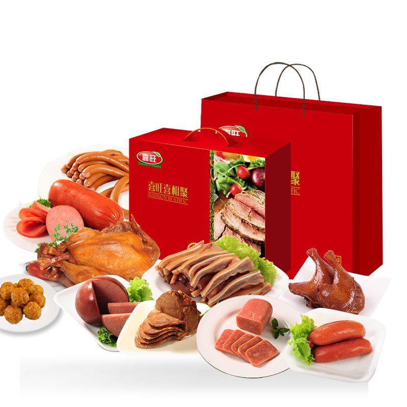 喜旺(Siwin Foods) 喜相聚 肉食熟食 2440g/盒 单盒装
